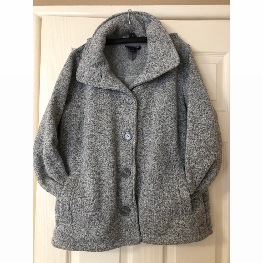 Patagonia 🏔 Soft Button Down Gray Jacket
